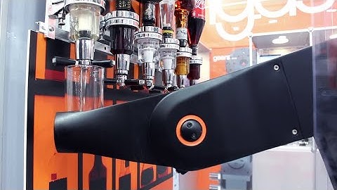 Robot bartender for the event and entertainment gastronomy