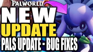 Palworld NEW UPDATE v0.4.15  - Bug Fixes, Optimization, Random Pal mode rework - Devs Update
