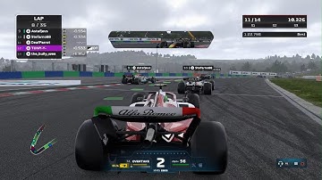 F1 22 Double overtake