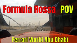 Here is a video with great pov and offride footage of the fastest
roller coaster in world, formula rossa. it bit out way, at ferrari
world in...