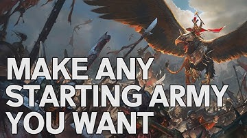 CUSTOMIZE STARTING UNITS Mod Showcase | Total War Warhammer 3