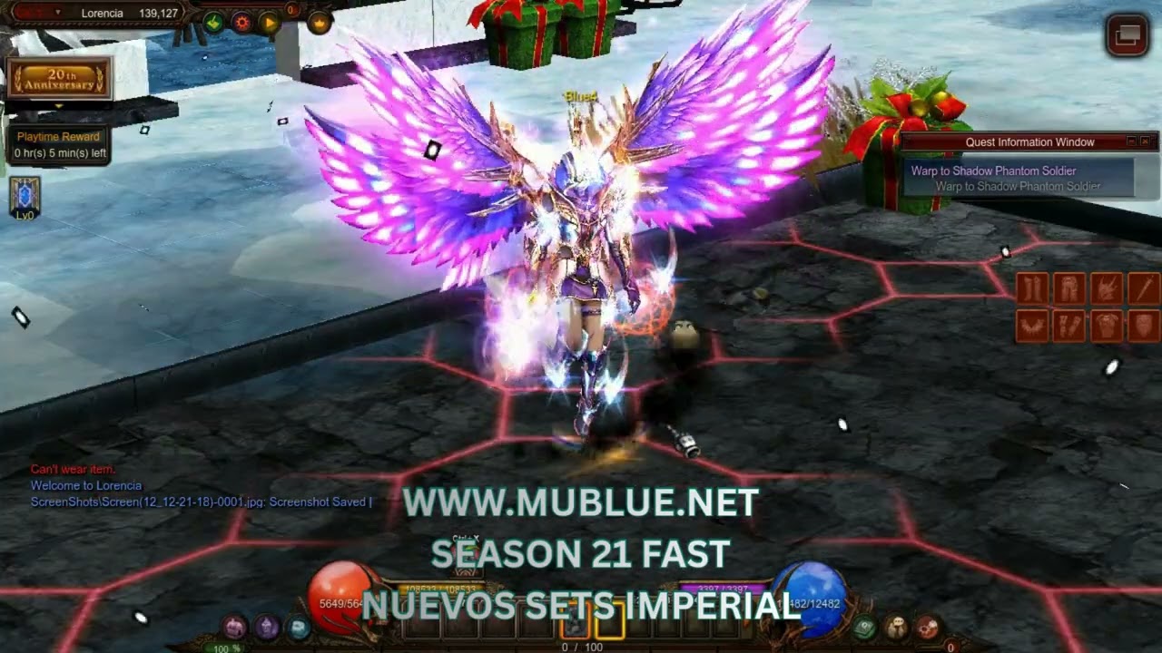 MU ONLINE NUEVOS SETS IMPERIAL EN MUBLUE.NET - MU ONLINE SEASON 21