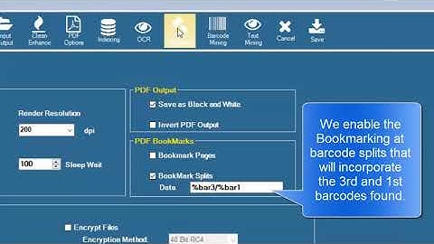 How to automate PDF bookmarking with Barcodes