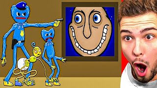 MANN vom FENSTER vs. HUGGY WUGGY ANIMATION! (wer gewinnt?)
