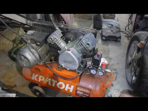 Компрессор кратон не качает, плохо набирает давление. Замена прокладки на поронит. Компрессор кратон не качает, плохо набирает давление. Замена прокладки на поронит.