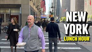 This Is New York on a Lunch Break | Midtown to Central Park 4K