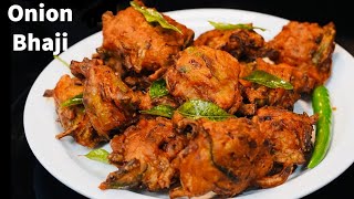 CRISPIEST ONION PAKORA(BETTER THAN RESTAURANT) | Onion Bhaji (VEGAN) | Pakora recipe