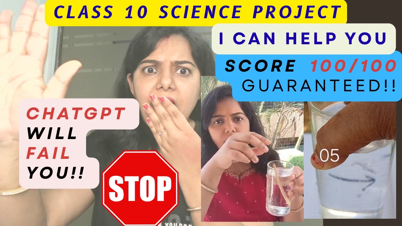 STOP! ChatGPT will FAIL your Class 10 Science Project ❌ (The Correct Way)