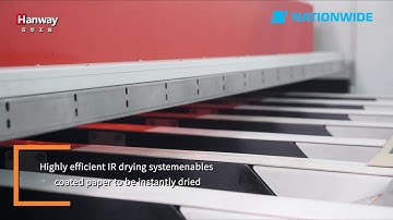 เครื่องพิมพ์กระดาษลูกฟูก กล่องกระดาษลูกฟูก Hanway รุ่น Revo2500W Pro