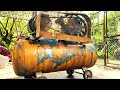 💡 Restoration Old Rusty Air Compressors // Restoring Burnt Classic Air Compressors