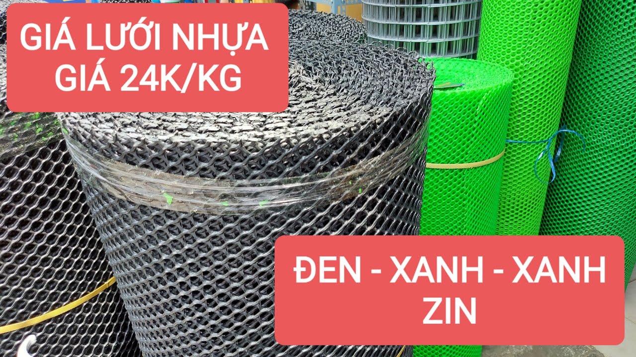 Giá Lưới Nhựa Từ 24K / kg Tại Lưới Thép Nhã Trân
