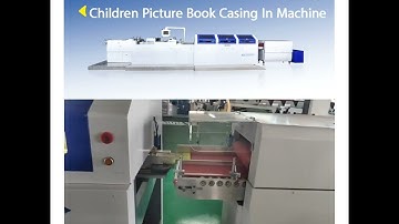 Children Picture Book (thin book block with hardcover case) Casing In Machine is running in China