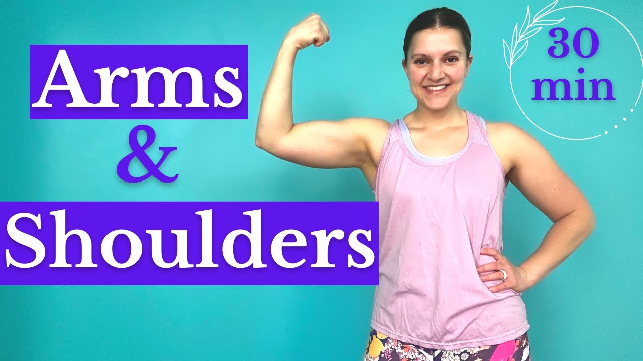 30 minute Arms and Shoulders Workout upper body dumbbell workout