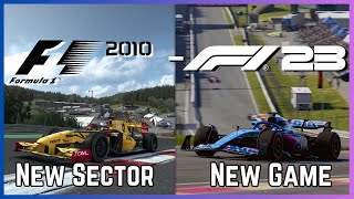 Spa But Every Sector the Game Gets NEWER | F1 2010 - F1 23
