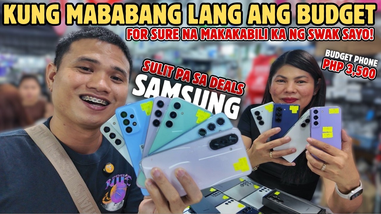 Nagbebenta ng Mura at Low Budget SAMSUNG Phone ang Shop nato + May RAFFLE na Brand-new MOTOR