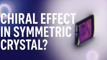 This new crystal breaks all the rules for chiral light!