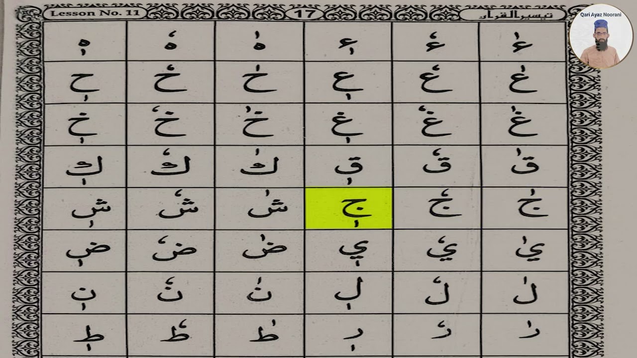 Lesson 11 | Khara Zabar Khara Zair Ulta Pesh | Ishbaai Harakat | Taisir-ul-Quran | Qari Ayaz