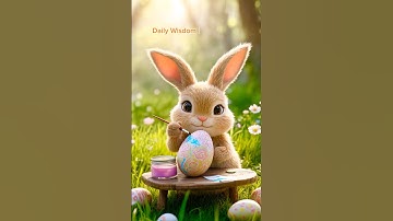 AI Rabbit | Cute and Powerful Mindset by 3trees #shortsfeed #cute #shortvideo