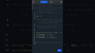 #python 38.Convert Decimal to Binary, Octal and Hexadecimal | #shorts