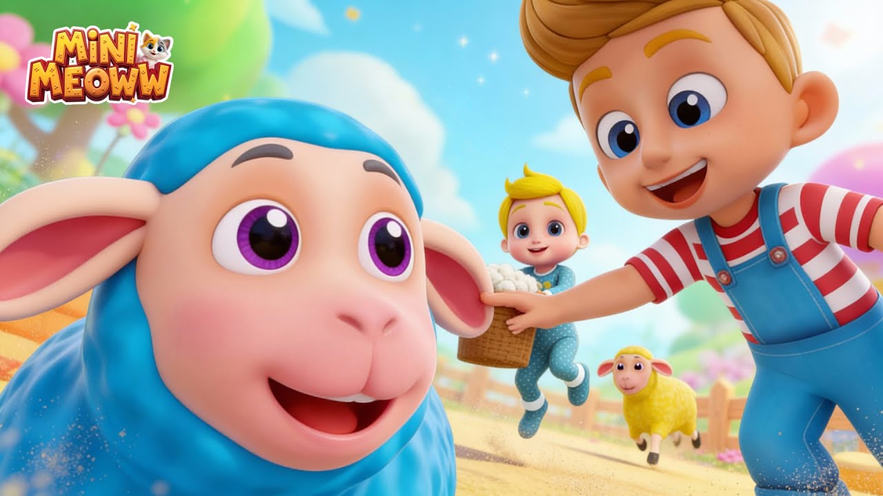 Baa Baa Color Sheep | Colors Song For Kids | Nursery Rhymes & Kids Songs