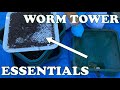 How to Build Maintain & Feed Your Worm Tower Worm Bins | Vermicompost Worm Farm