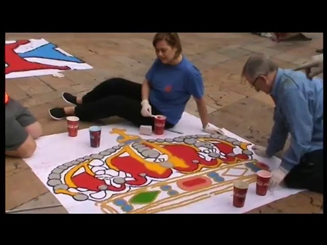 Alfombra Corpus 2019 S.Isidoro el Real-Cofradía Santo Entierro