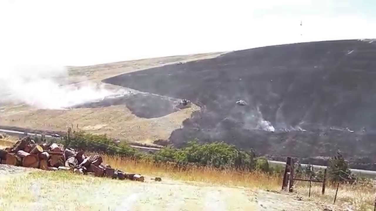 Fire Breaks Out All Around Heppner Oregon part 4 YouTube