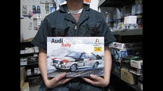 プラモ屋店長がお送りするキットレビュー イタレリ 1/24 アウディクアトロラリー