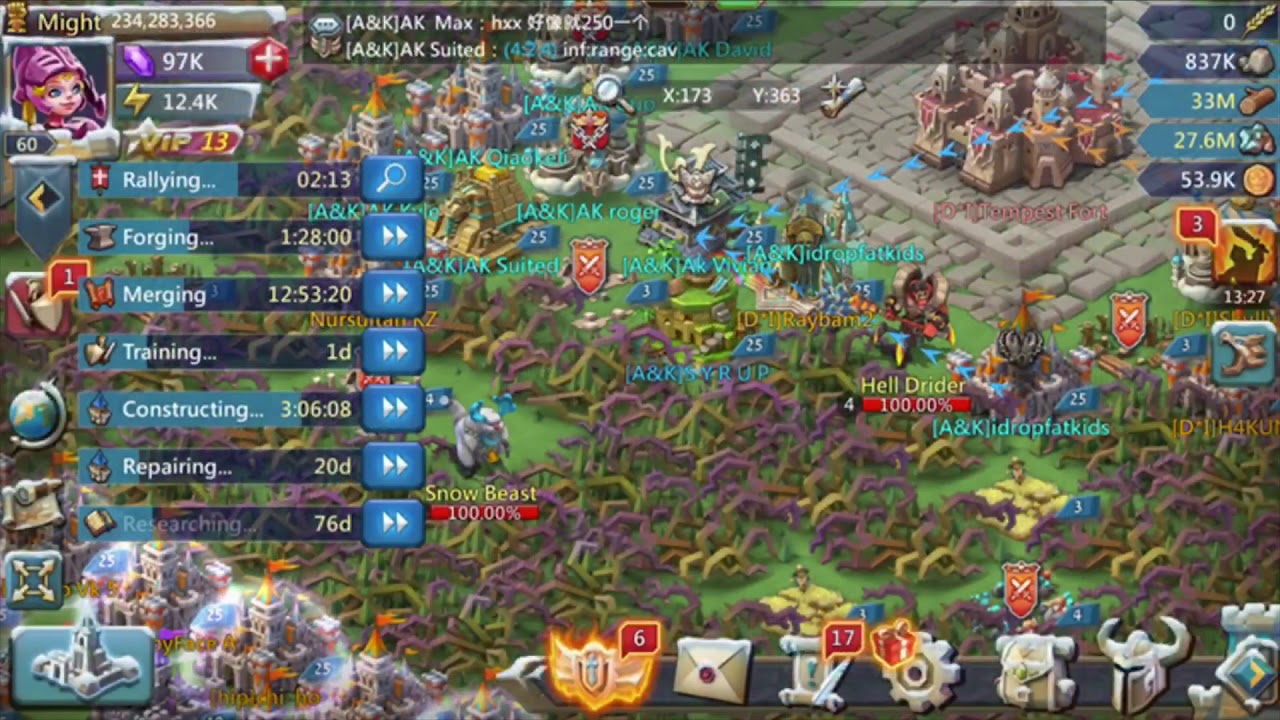 Lords Mobile: K178 WoW Holding Forts