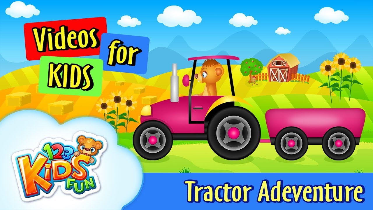 Kids Tractor | Tractor for Kids | Kids Vehicles | Tashi Adventures | Cartoon  Videos for Kids - YouTube