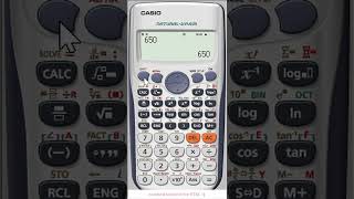 Finding the prime factors of a number using a calculator (CASIO fx-991ES PLUS)