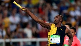 Usain Bolt seals Olympic triple triple as Jamaica wins 4x100 metre relay in Rio