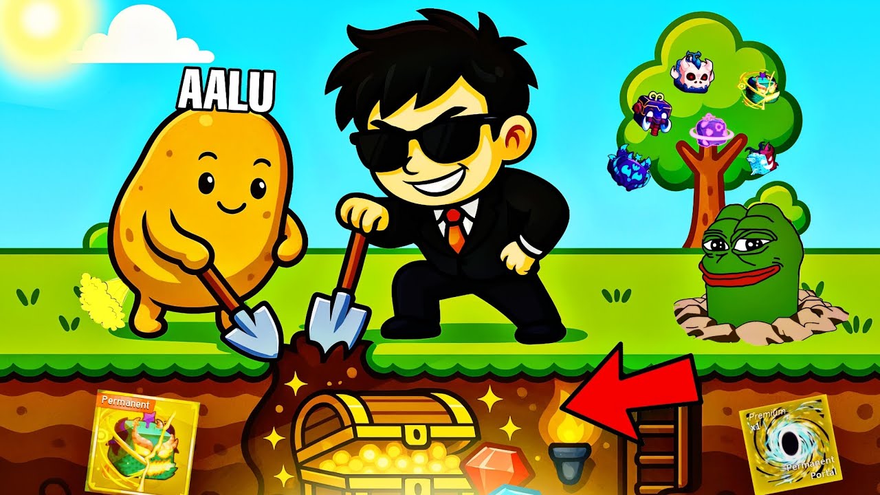 Epic Digging Adventure with Bro! 💎 Roblox Digging Game Madness & Loot!