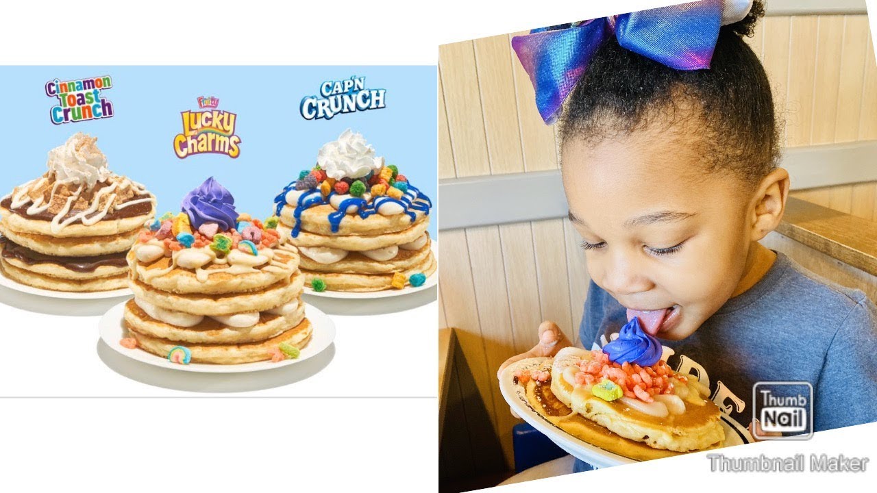 Cereal Pancakes 🥞 at IHOP YouTube