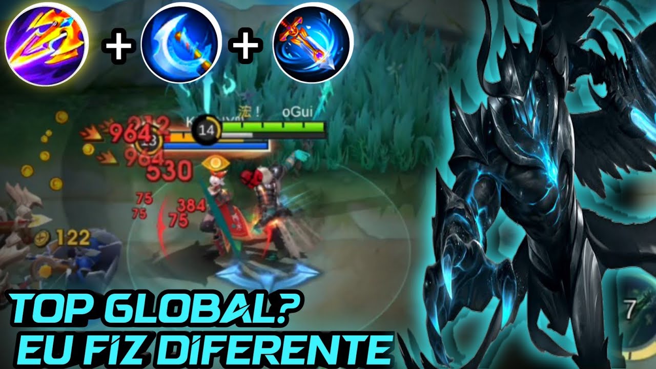 COMO JOGAR DE ARGUS no Mobile Legends – Build do TOP GLOBAL (mudei e DEU CERTO)