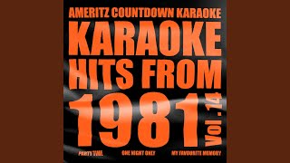 My Favorite Memory (In the Style of Merle Haggard) (Karaoke Version)