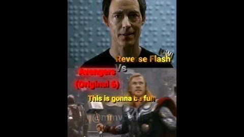 Reverse Flash Vs Avengers(Original 6) #shorts