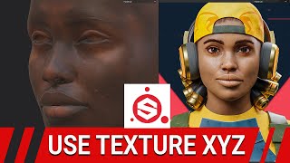 How to use XYZ Textures in substance painter | Projection mapping