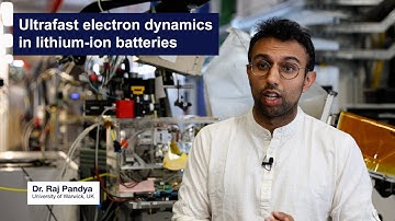 Ultrafast electron dynamics in lithium-ion batteries