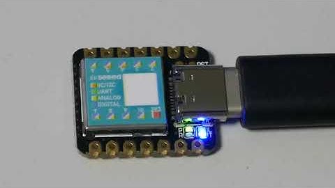 L-Chika with Seeeduino XIAO & CircuitPython