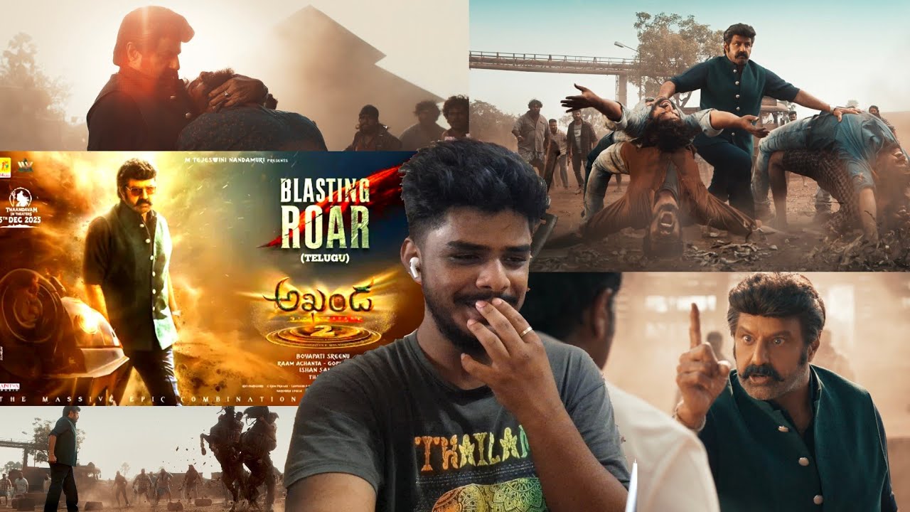 Akhanda 2 Thaandavam - Blasting Roar (Telugu) (REACTION!!) | better than previous 🔥🔥