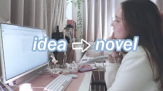 HOW TO TURN YOUR IDEA INTO A BOOK ✍🏼 (4 step process) // episode 7 writing with ana neu
