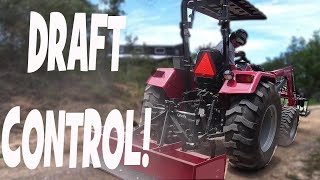 BOX BLADE GRADING! Use Draft Control To Repair Your Driveway