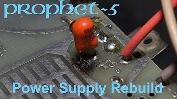 Synthchaser #065 - Sequential Circuits Prophet 5 Restoration & Repair - Power Supply Rebuild