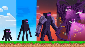 Upgrading ENDERMAN Into a GOD in Minecraft