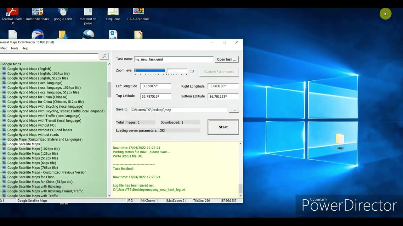 Comment utiliser Universal Maps Downloader .كيفية الحصول على صور جوية بجودة عالية باستخدام
