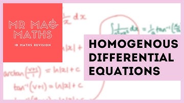 IB AAHL Topic 5 - Homogenous Differential Equations