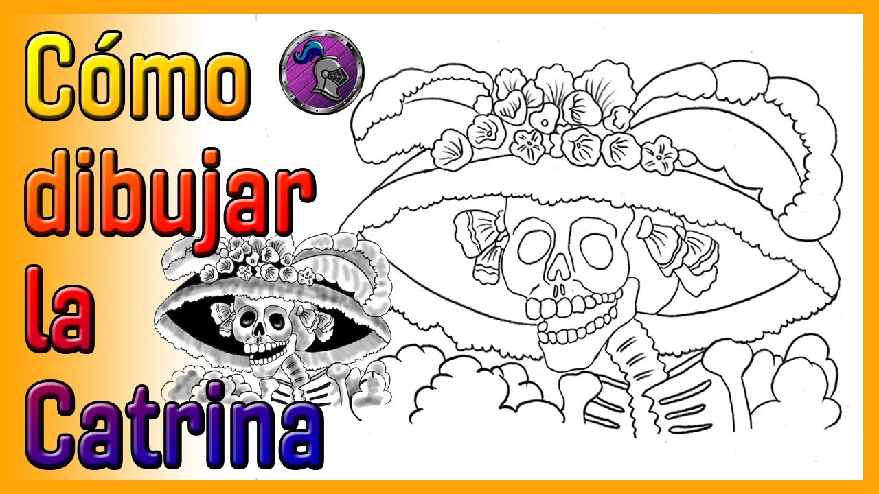 💀How to draw A CATRINA (SKULL) 💀How to draw A CATRINA (SKULL)✏️