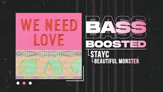 Download Lagu STAYC (스테이씨) - BEAUTIFUL MONSTER [BASS BOOSTED] MP3