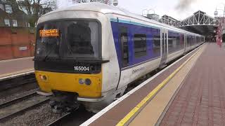 Chiltern Railways Class 165004 Departure London Marylebone for Aylesbury via High Wycombe